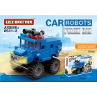 Lego children's toys assemble Lele brother car transforming robot 8531
